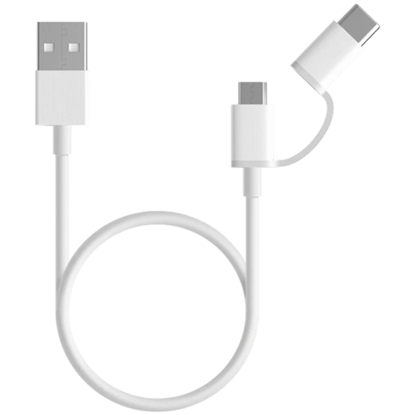 Mi 2-in-1 USB Cable (Micro USB to Type C) 100 cm