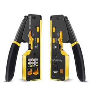 Modular Plug Crimper [3-in-1] Crimping Tool